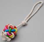 Игрушка канатная с жевательными элементами &quot;Молекула на канате&quot;, до 40 см, до 90 г, микс