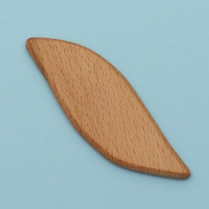 Массажёр Гуаша «Листок», 11,5 ? 4 см, деревянный