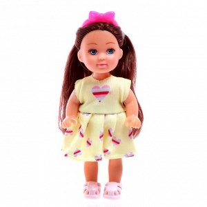 Кукла малышка «Анечка» в платье, МИКС