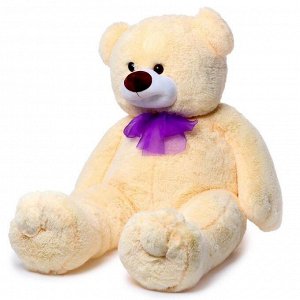 Мягкая игрушка «Медведь Илюша», цвет персиковый, 120 см