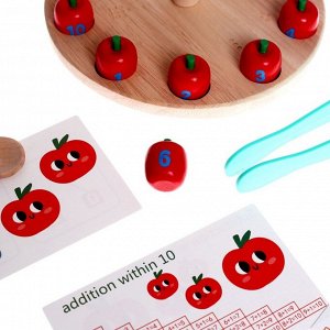 Набор для изучения счёта «Дерево с яблоками» 21,5 x 19,5 x 10 см