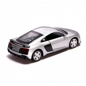 Машина металлическая AUDI R8 COUPE, 1:32, инерция, открываются двери, цвет жёлтый