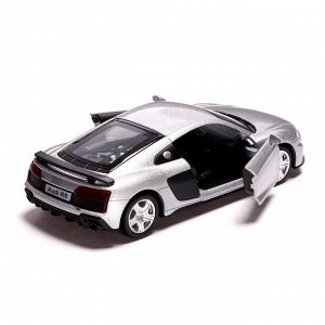 Машина металлическая AUDI R8 COUPE, 1:32, инерция, открываются двери, цвет серый