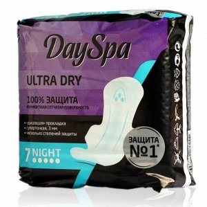 Day Spa прокладки Ultra Dry Night 7шт