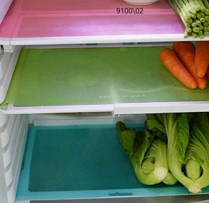 Набор ковриков для полок холодильника/коврики для ящиков 6 шт_Новая цена