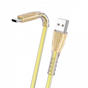 Кабель BOROFONE BU31 Clear Shadow 1м зарядный кабель и передача данных 3.0А/2.4