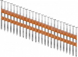 ЗУБР РГР-21-Ц  50 мм реечные гвозди рифленые оцинкованные