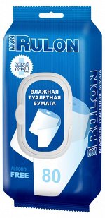 Бумага туалетная влажная МонРулон №80 пласт. крышка