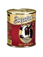 Знаток Говядина туш. 338 гр в/с ГОСТ ключ