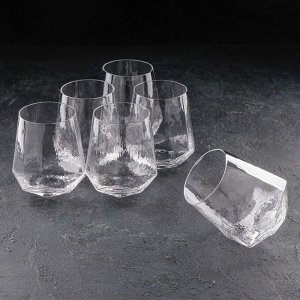 Набор стаканов «Дарио», 450 мл, 10*11,5 см, 6 шт, цвет прозрачный