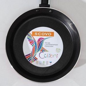 Сковорода блинная Colibri, d=18 см, антипригарное покрытие, цвет красный