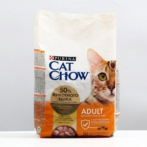 Сухой корм CAT CHOW для кошек, птица, 1.5 кг