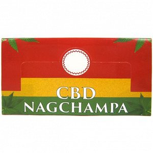 Nandita прямоуг. благовония CBD Nag Champa НАГ ЧАМПА 15 гр. блок 12 шт.