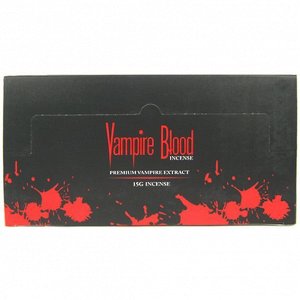 Nandita прямоуг. благовония Vampire Blood КРОВЬ ВАМПИРА 15 гр. блок 12 шт.