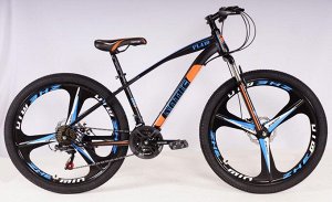 Велосипед NOTUS 2-х колесный 26" (21 скорость) FL410 черно/сине/оранж.