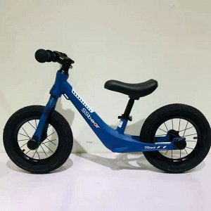 Детский 2-х колесный самокат с седлом 12д GOLF TRIKE HD-002 (1/1) синий