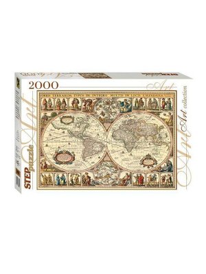 Мозаика "puzzle" 2000 "Историческая карта мира" (new) 84046