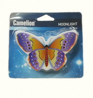 Ночник Camelion NL-239 "Бабочка" (Led с выкл, 220V)  4069