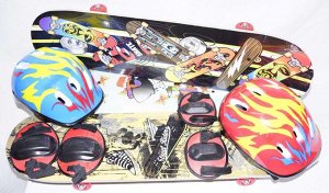 Скейтборд в комплекте со шлемом 200716747 3108T (1/6)