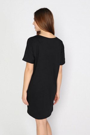Платье "Pay", черный/серый меланж/мультиколор