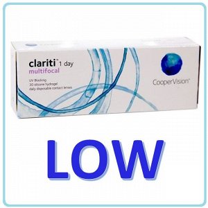 Однодневные контактные линзы Clariti 1 Day Multifocal (8.6) 30 линз LOW