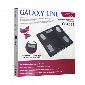 Весы многофункциональные электронные GALAXY LINE GL4854 (черные)