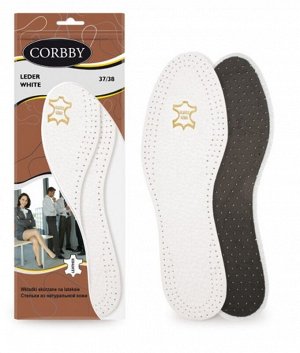 CORBBY- Стельки кожа LEDER white