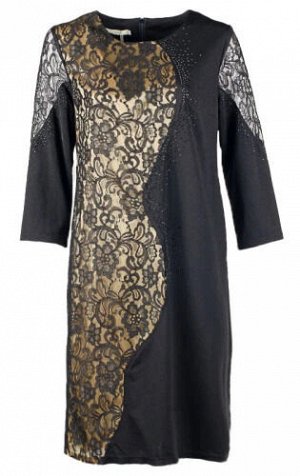 Платье женское с гипюром 251953, размер 50
