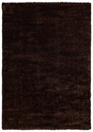 Ковер Ковер турецкий Super Shaggy Паффи Brown коричневый. прямой 0.8х1.5 / 0.8x1.5 / прямоугольник / Полипропилен и полиэстер / Высота ворса, мм 40 / Турция