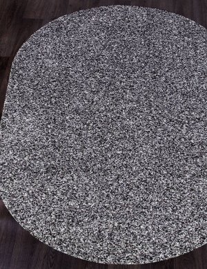 Ковер Ковер PLATINUM t600 GRAY-MULTICOLOR Овал MERINOS(Россия) размер 2.0x3.0 /  / 2.0x3.0 / овал / Высота ворса 23 мм / полипропилен фризе / Основные цвета GRAY-MULTICOLOR / РОССИЯ