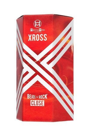 Прозрачный мастурбатор MensMax Xross Beads х Rock Close