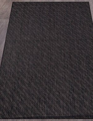 Ковер Ковер VEGAS S112 BLACK Прямоугольник размер 1.0x2.0 / / прямоугольник / 1.0x2.0 / Высота ворса: без ворса, толщина изделия 0,5 мм / Полипропилен BCF / РОССИЯ / Ковер безворсовый, изготовлен маши