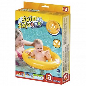 Круг для плавания Swim Safe ступень «А», с сиденьем и спинкой, от 1-2 лет, 32027 Bestway