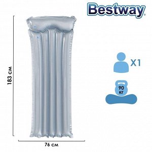 Матрас для плавания Bestway, надувной, 183x76 см, МИКС, 44013