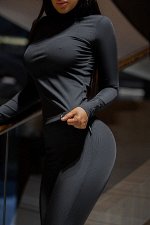 Рашгард Bona Fide: Polo Neck &quot;Black&quot;
