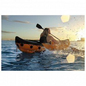 Байдарка Lite-Rapid X2 Kayak, 2 местная, вёсла 218 см, до 160 кг, 321 х 88 х 48 см, 65077 Bestway