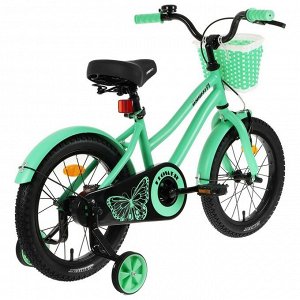 Велосипед 18" Graffiti Flower, цвет светло-зеленый