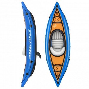 Лодка надувная Cove Champion, 275 x 81 см, вёсла, насос, 65115 Bestway