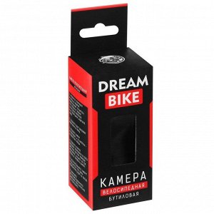 Камера 10"x1,75-1.95" Dream Bike, изогнутый AV, бутил, картонная коробка