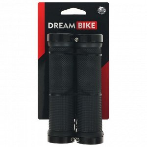 Грипсы Dream Bike 130 мм, lock on, 2 шт., цвет чёрный