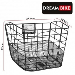 Корзина Dream Bike, стальная, цвет чёрный