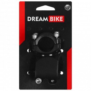 Вынос руля Dream Bike 1-1/8" х 40мм, 25,4мм, алюминий, цвет чёрный