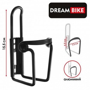 Флягодержатель Dream Bike, алюминиевый, цвет чёрный