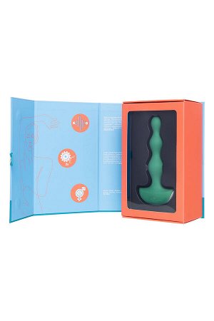 Анальная виброелочка Satisfyer Lolli-Plug 2 Satisfyer, силикон, зеленый, 11 см