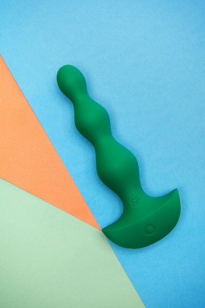 Анальная виброелочка Satisfyer Lolli-Plug 2 Satisfyer, силикон, зеленый, 11 см