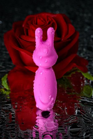 Минивибратор Eromantica PUSS, силикон, розовый, 8,5 см