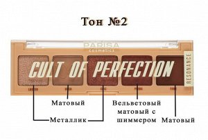 PARISA Тени "Cult of Perfection" №02 «RESONANCE» 1*12шт (Е-605)