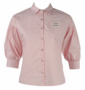 Рубашка женская с объёмными рукавами 250708, размер 44, 46, 48