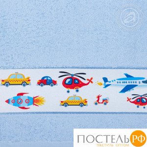 Мойдодыр хлопок АРТ Дизайн полотенце 70*130 голубое (арт. ПМД.70.130)