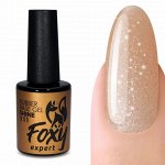 Камуфлирующее базовое покрытие с шиммером (Rubber base shine) #111, 10 ml